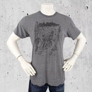 RARE Fleet Foxes 2008 Concert T Shirt Size Large Tee Tour Paper Thin